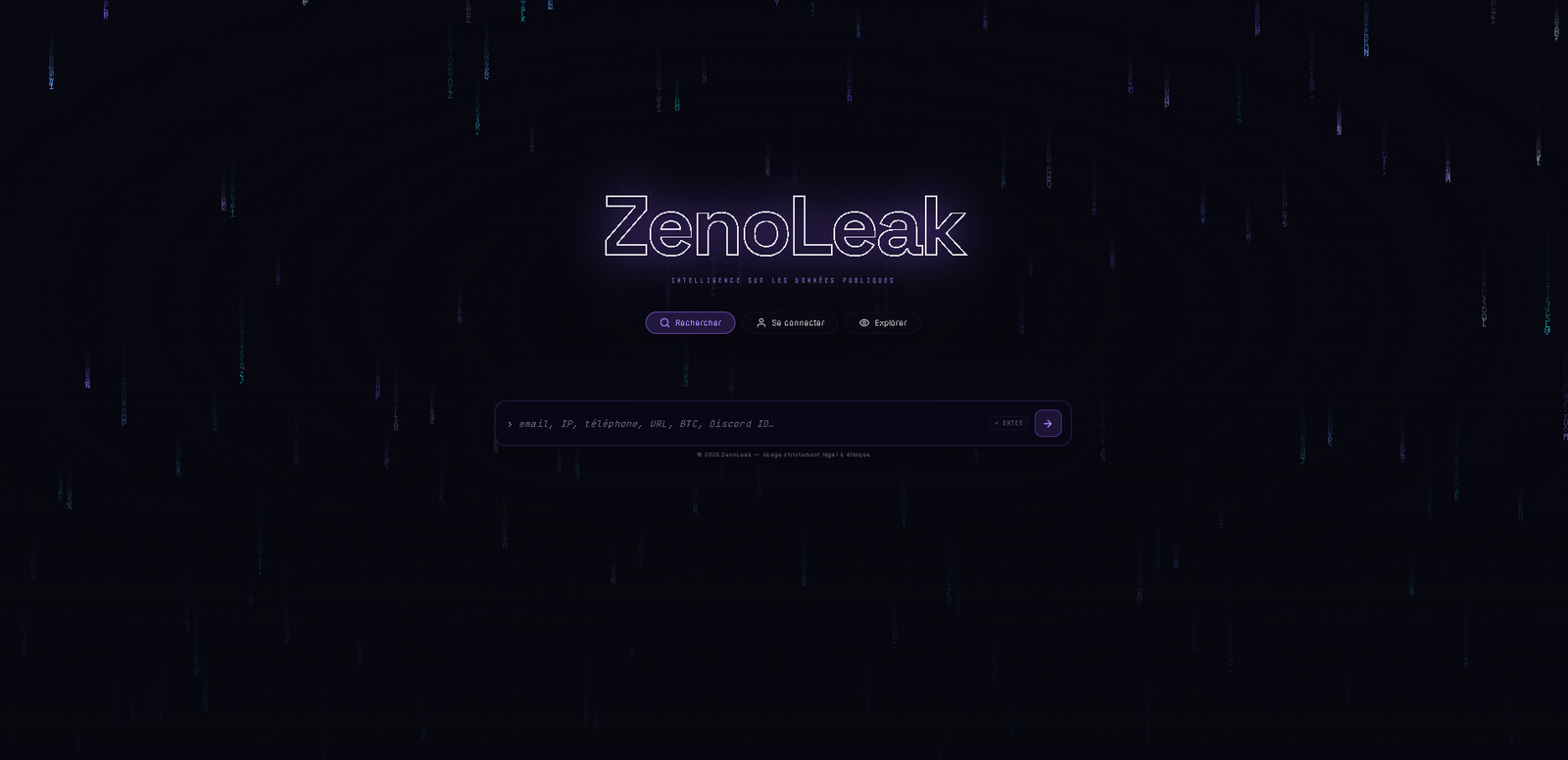 ZenoLeak — visuel