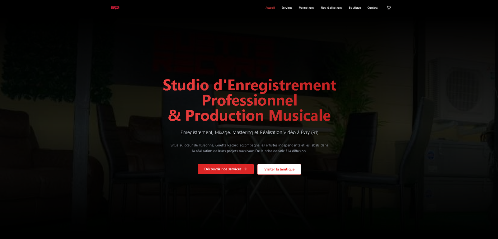 Capture du site guetterecord.fr